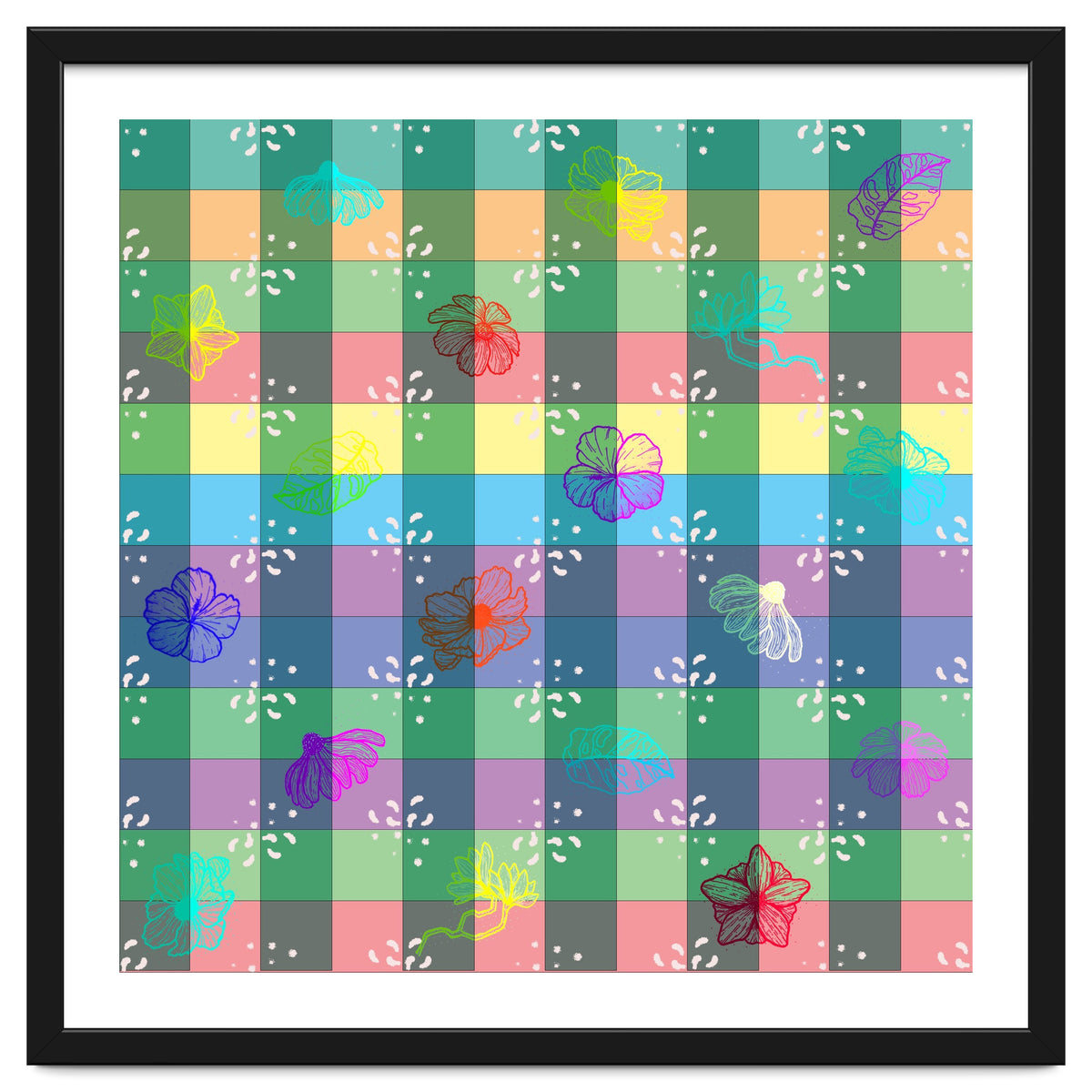 Floral Nanquim Pattern