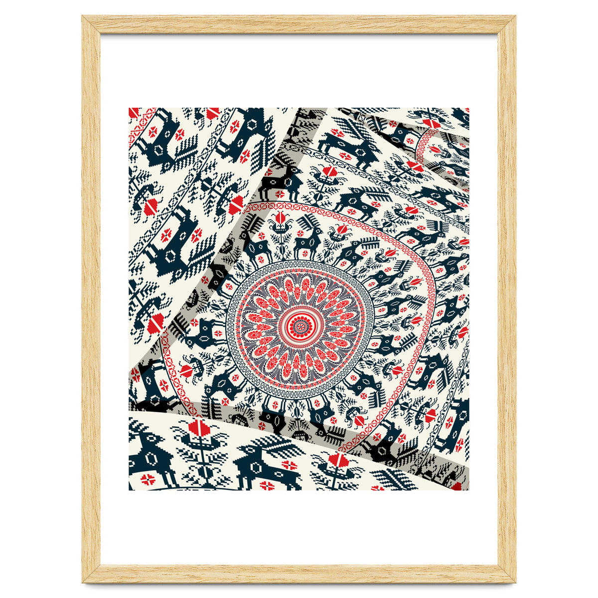 Romanian embroidery background 2