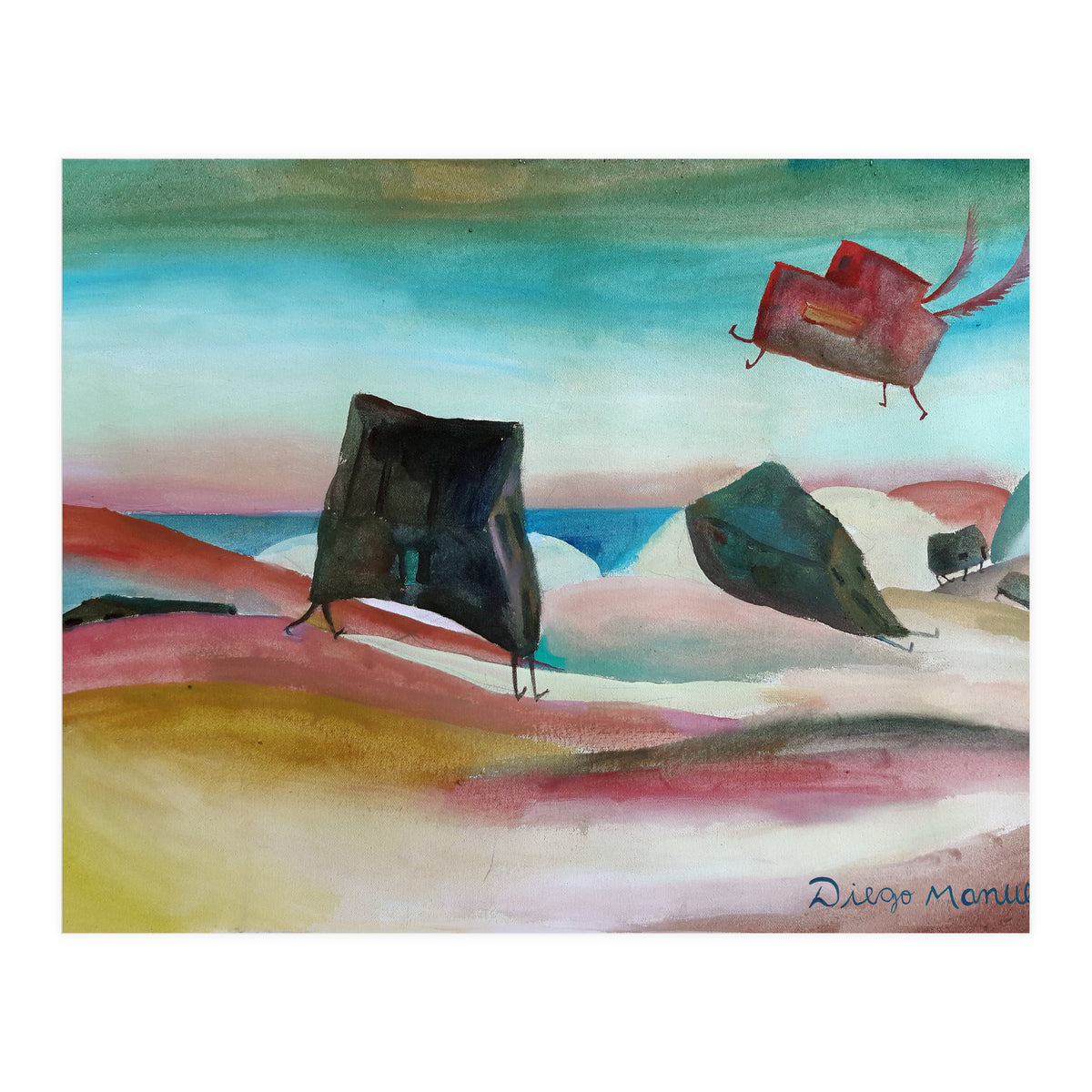 Casitas De Cabo Polonio (Print Only)