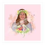Girl In Wreath 3 (Print Only) thumbnail