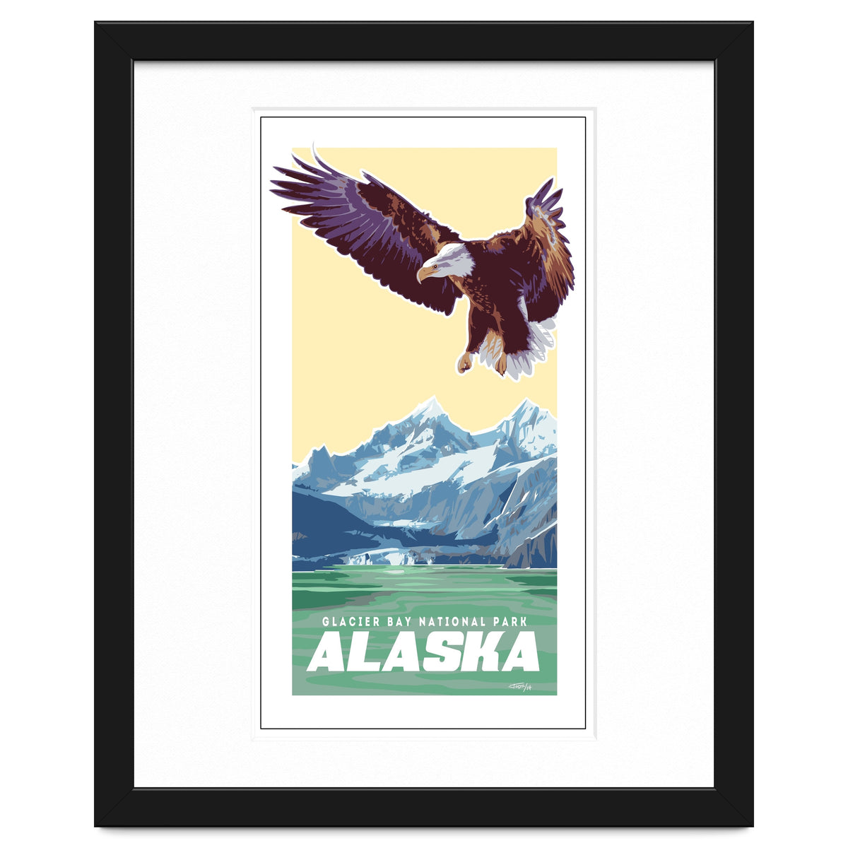 Alaskan Eagle Poster