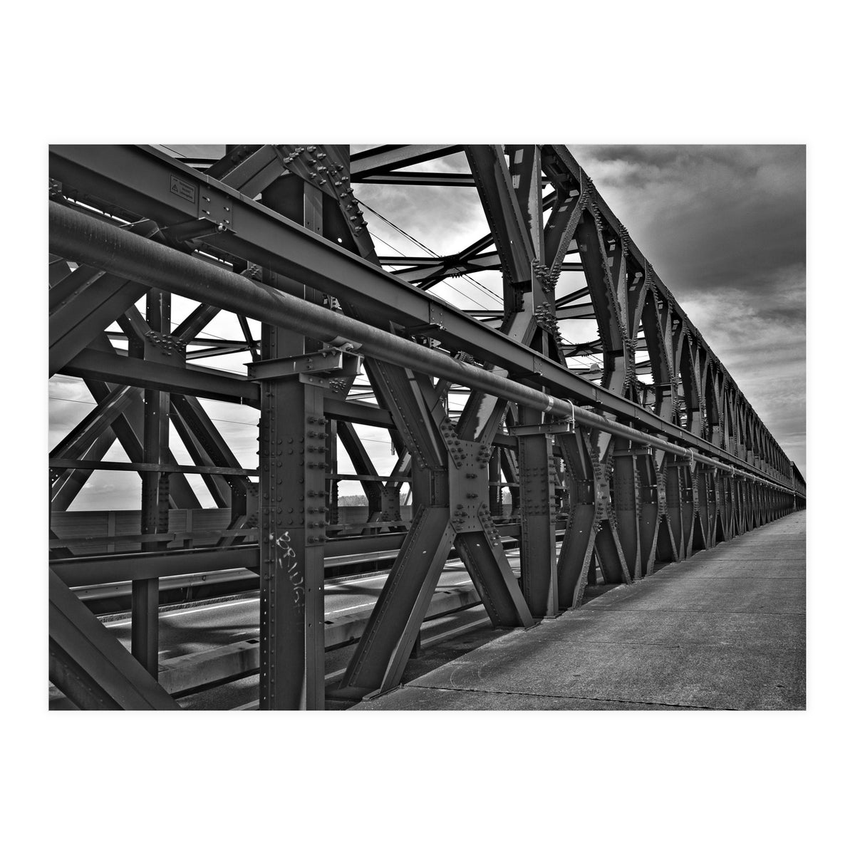 Steel road bridge (Print Only)