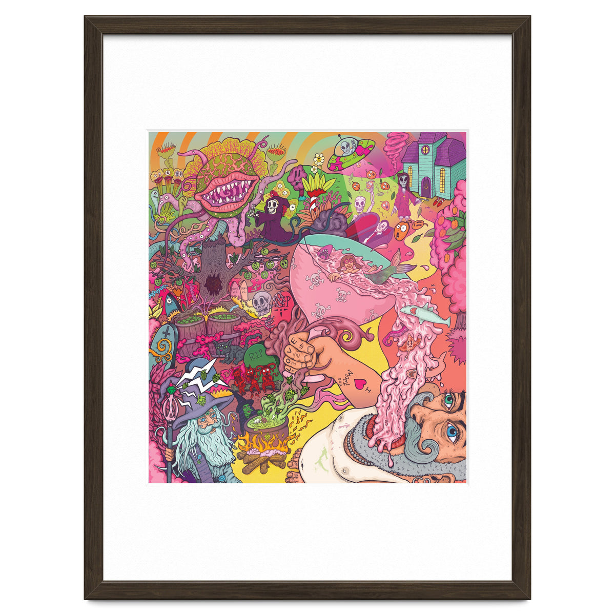 Abbeydale Brewery Collab Series Full Illustration - Yeastie Boys UK, Northern Monk, Origins Fyne Ales, Haand, Brew York and Black Jack Brewery.