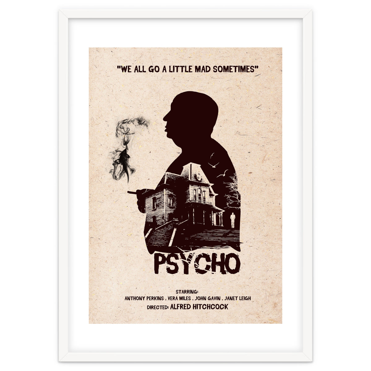 Hitchcock Psycho movie poster