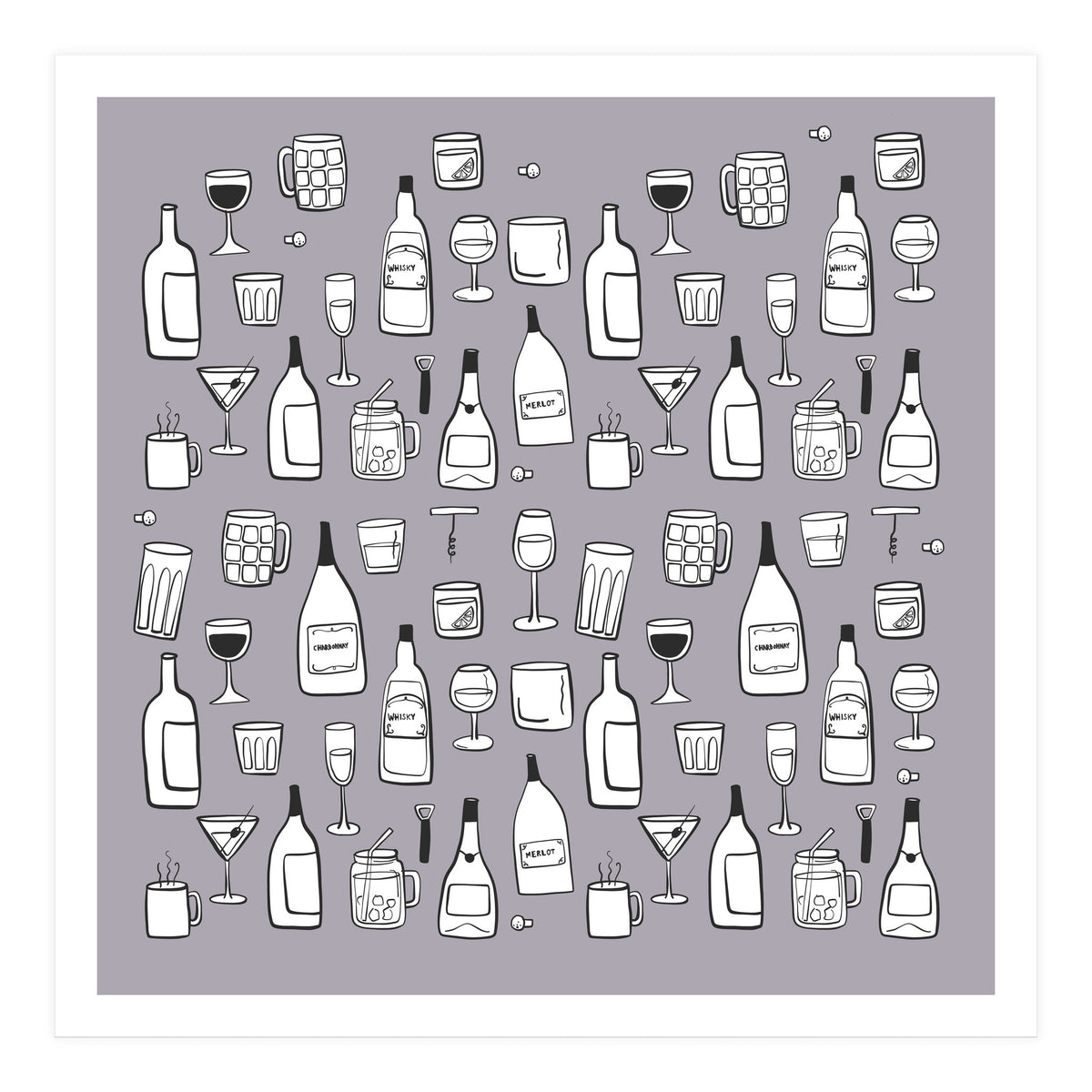 Wine and Beer (Print Only)