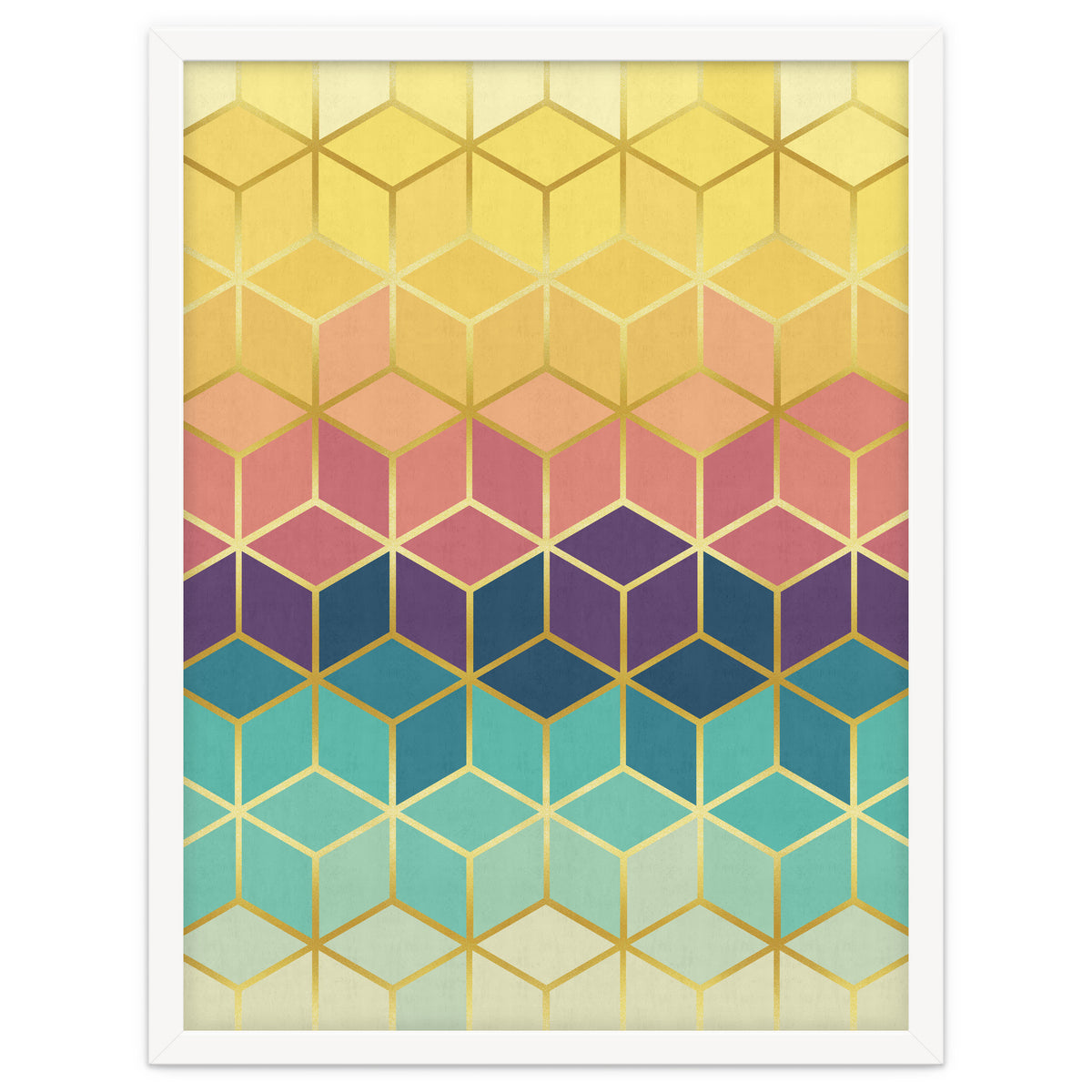 Colorful and golden pattern I