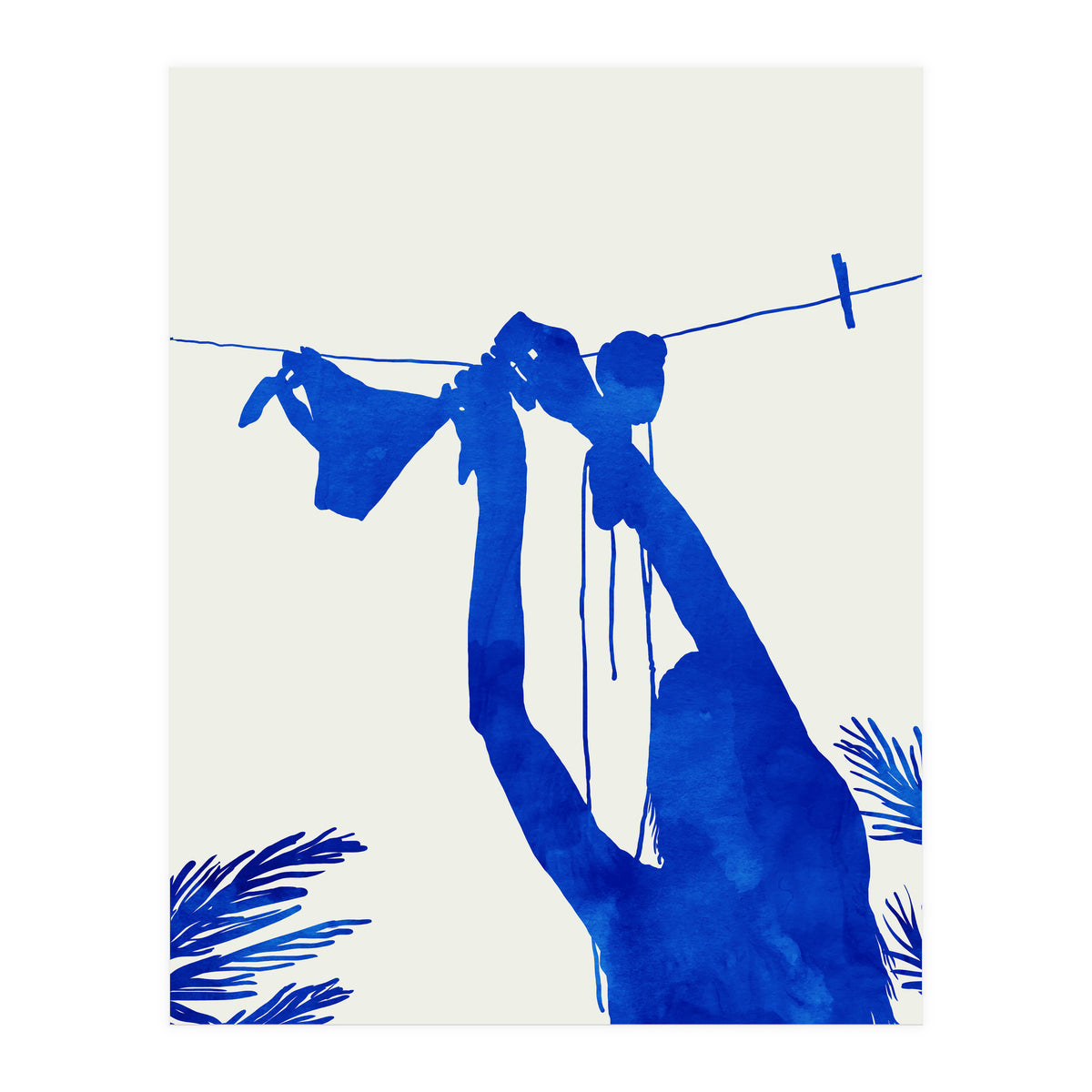 Blue Nude Vacay Matisse (Print Only)