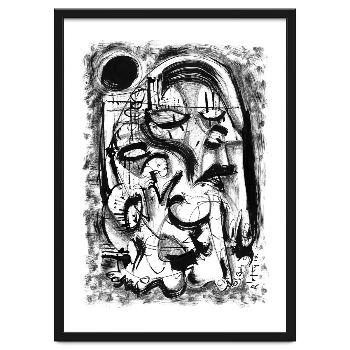 The Witch and Her Sons - b&w