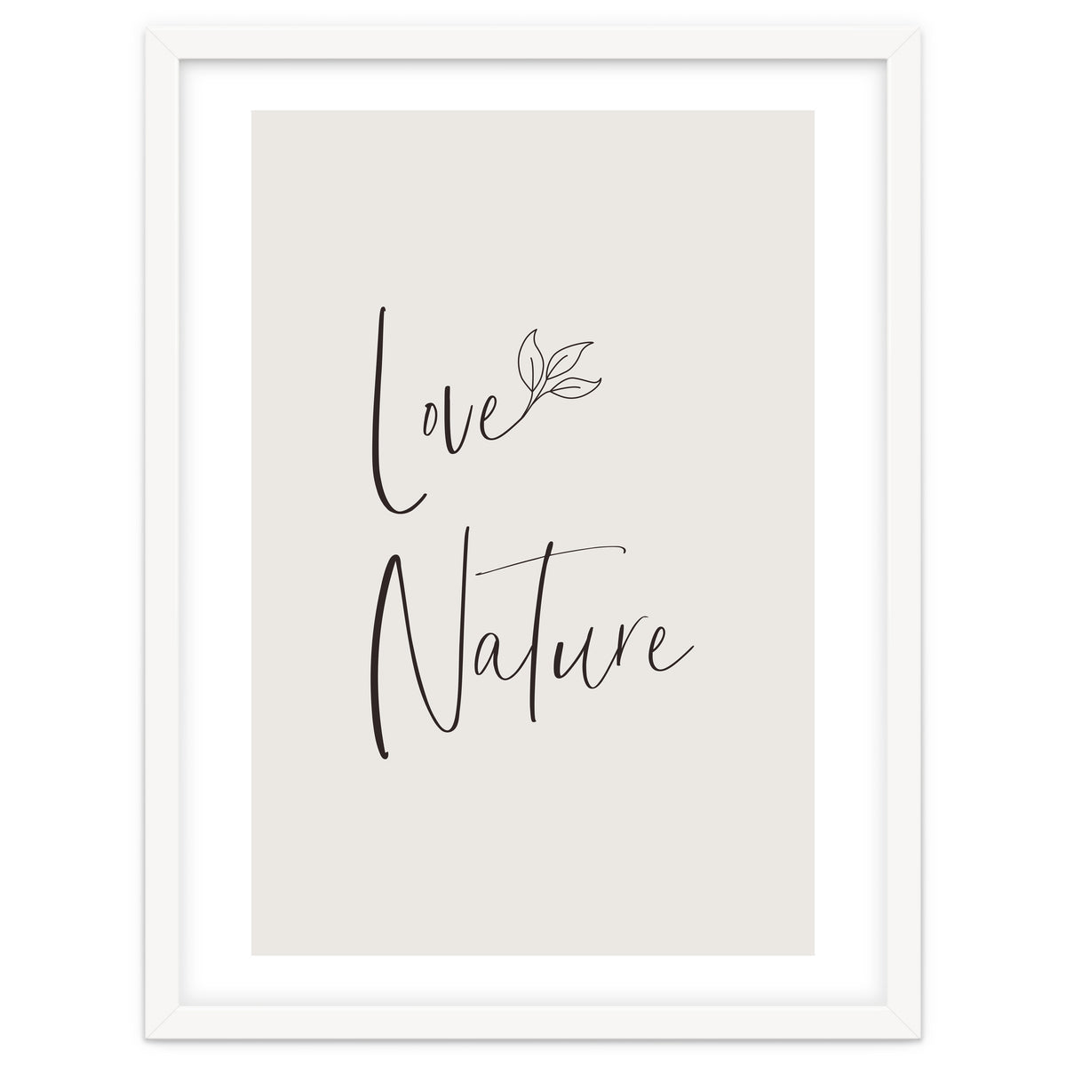 Love nature - minimalist