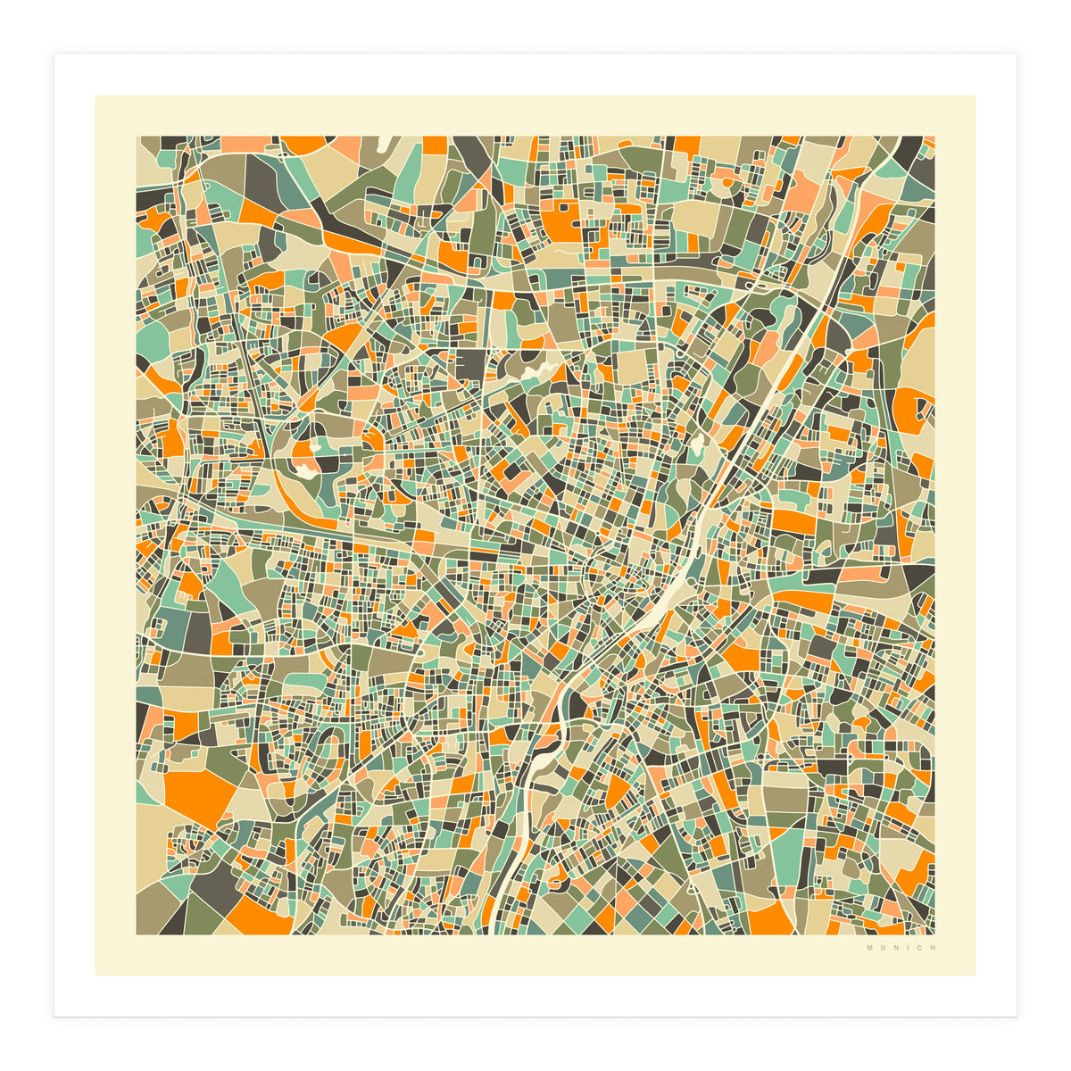 MUNICH MAP (Print Only)