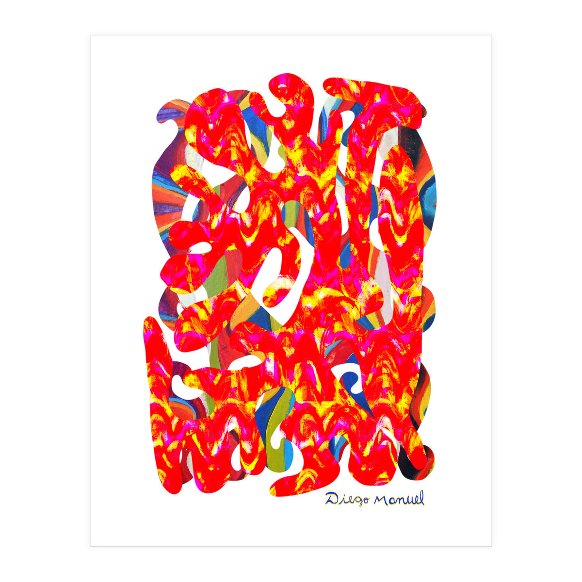 Pop Abstract Asimetrico 26 Copia (Print Only)