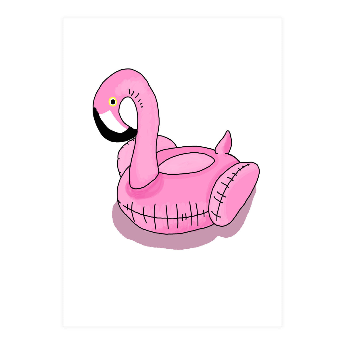 Pool Float Flamingo (Print Only)