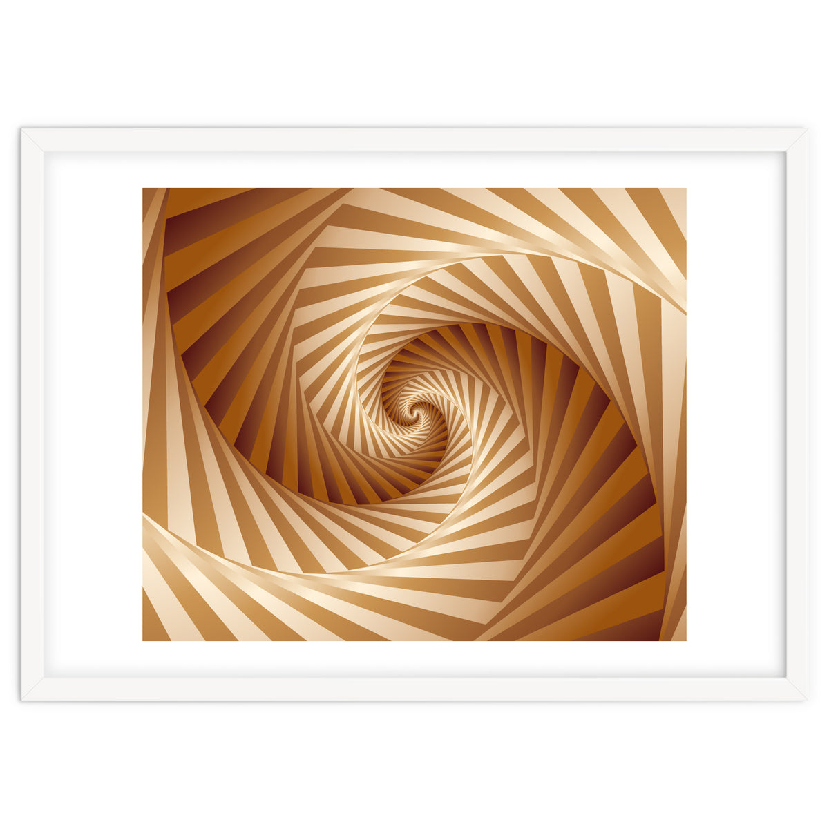 3D Effect Spiral Pattern