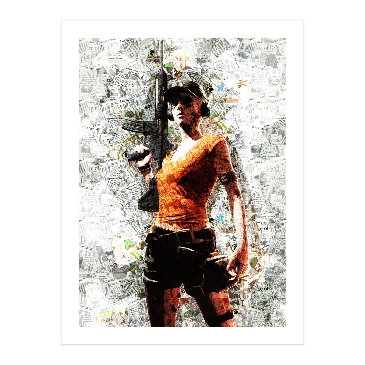 Pubg Girl (Print Only)