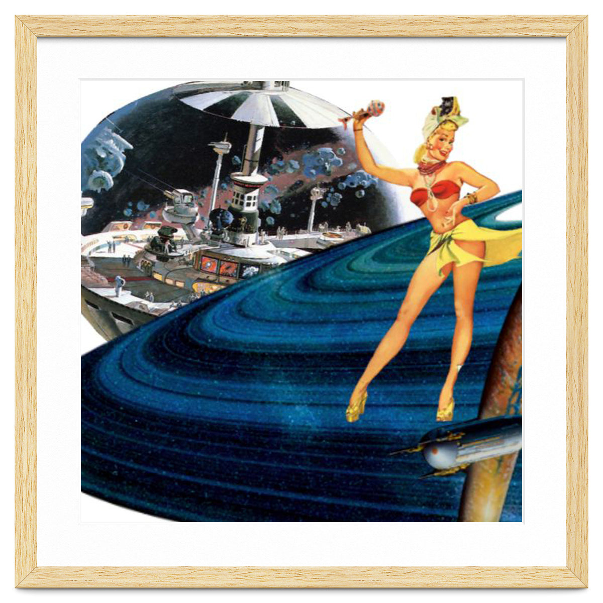 Dancer on Saturn Rings