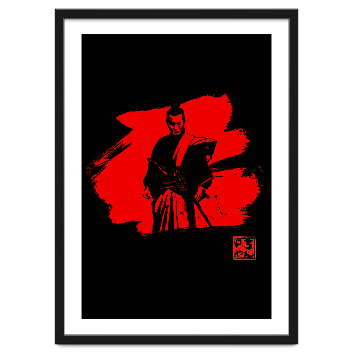 Samurai In Red