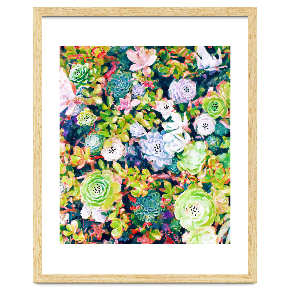 Watercolor Succulents