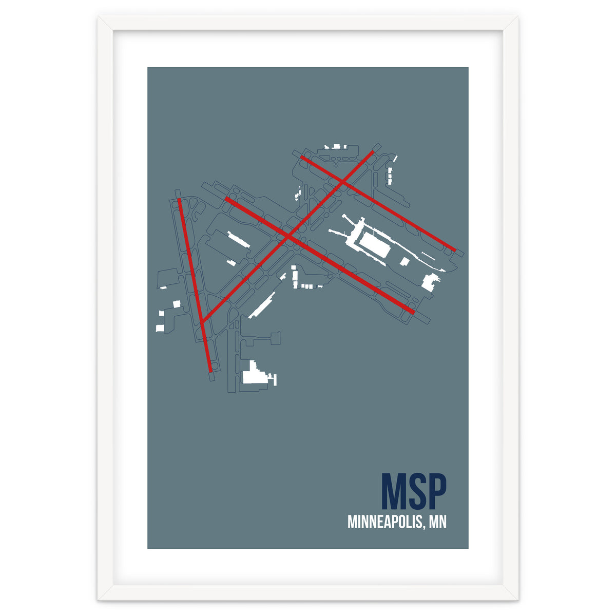 Minneapolis Airport Layout