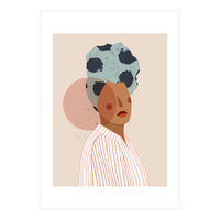 Lady with stripes (Print Only)