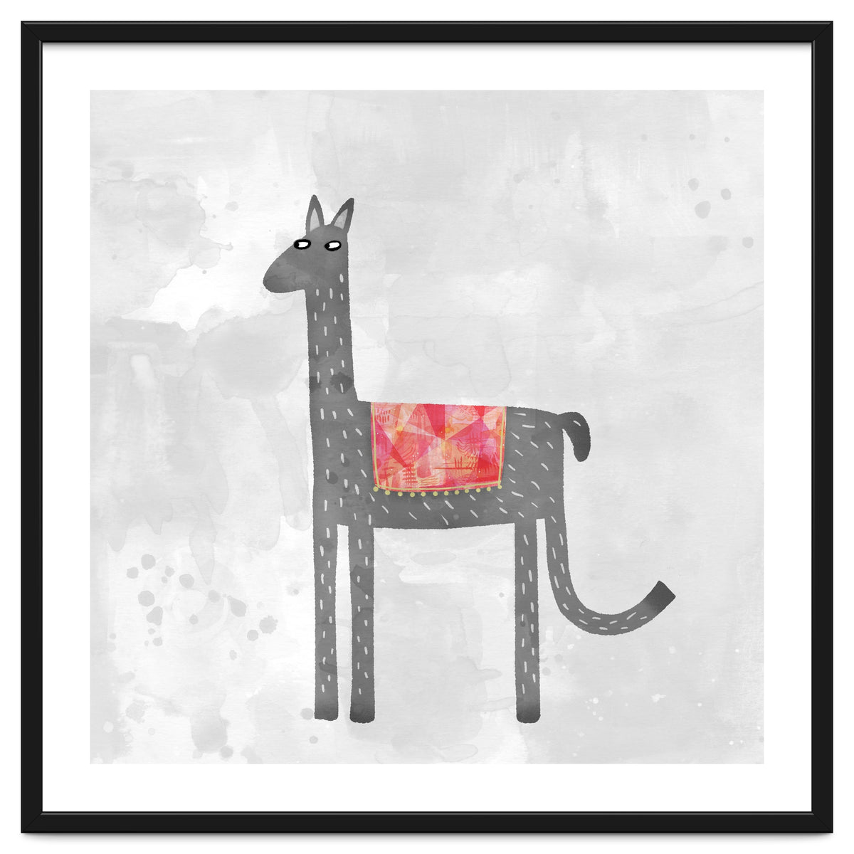 Llama With Fancy Blanket