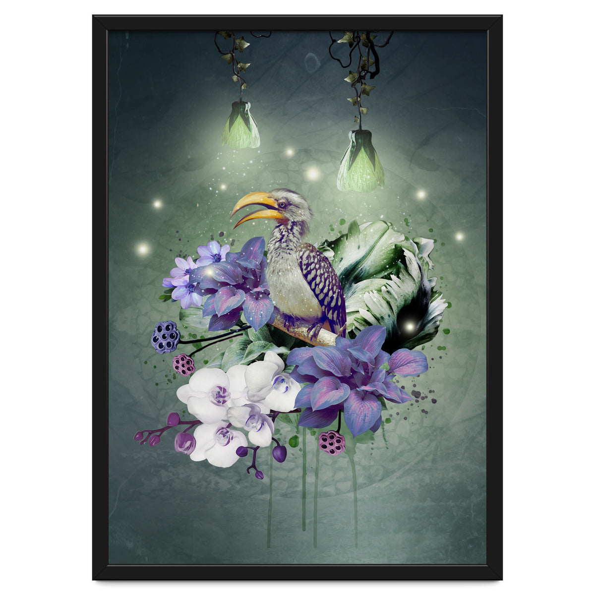 Floral Magic Hornbill