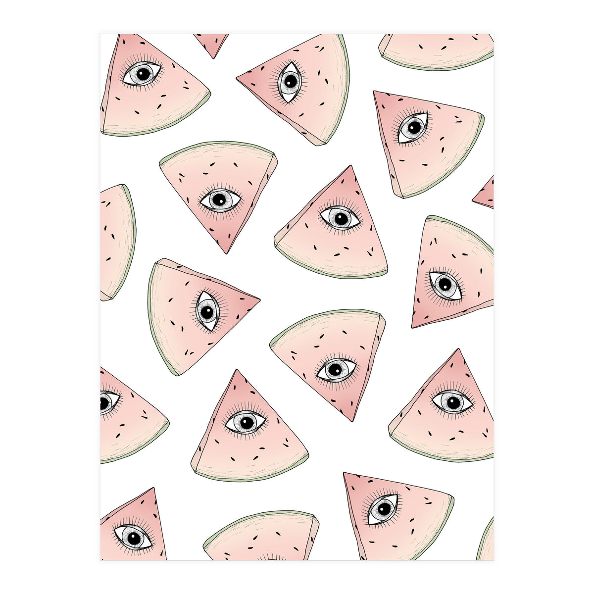 Curious Watermelon (Print Only)