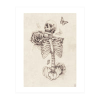 Skeleton and Roses (Print Only)