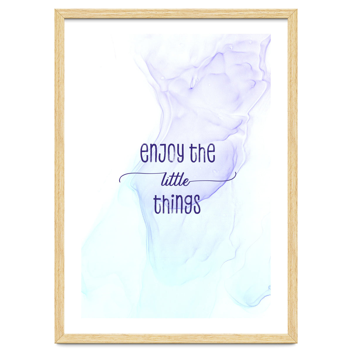 Enjoy the little things | floating colors