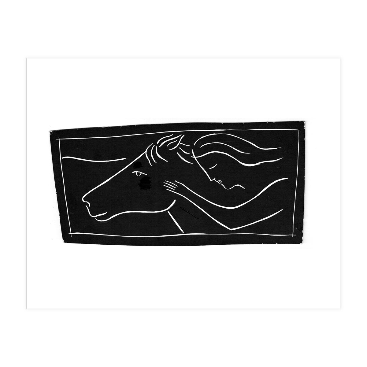 Woman On Horse (Print Only)