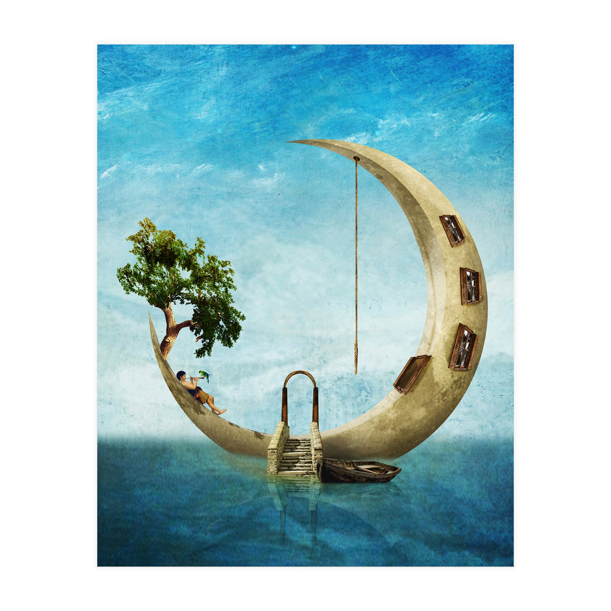 Home Sweet Moon (Print Only)