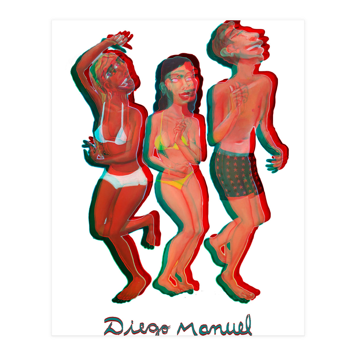 Bailando En La Playa 9 (Print Only)