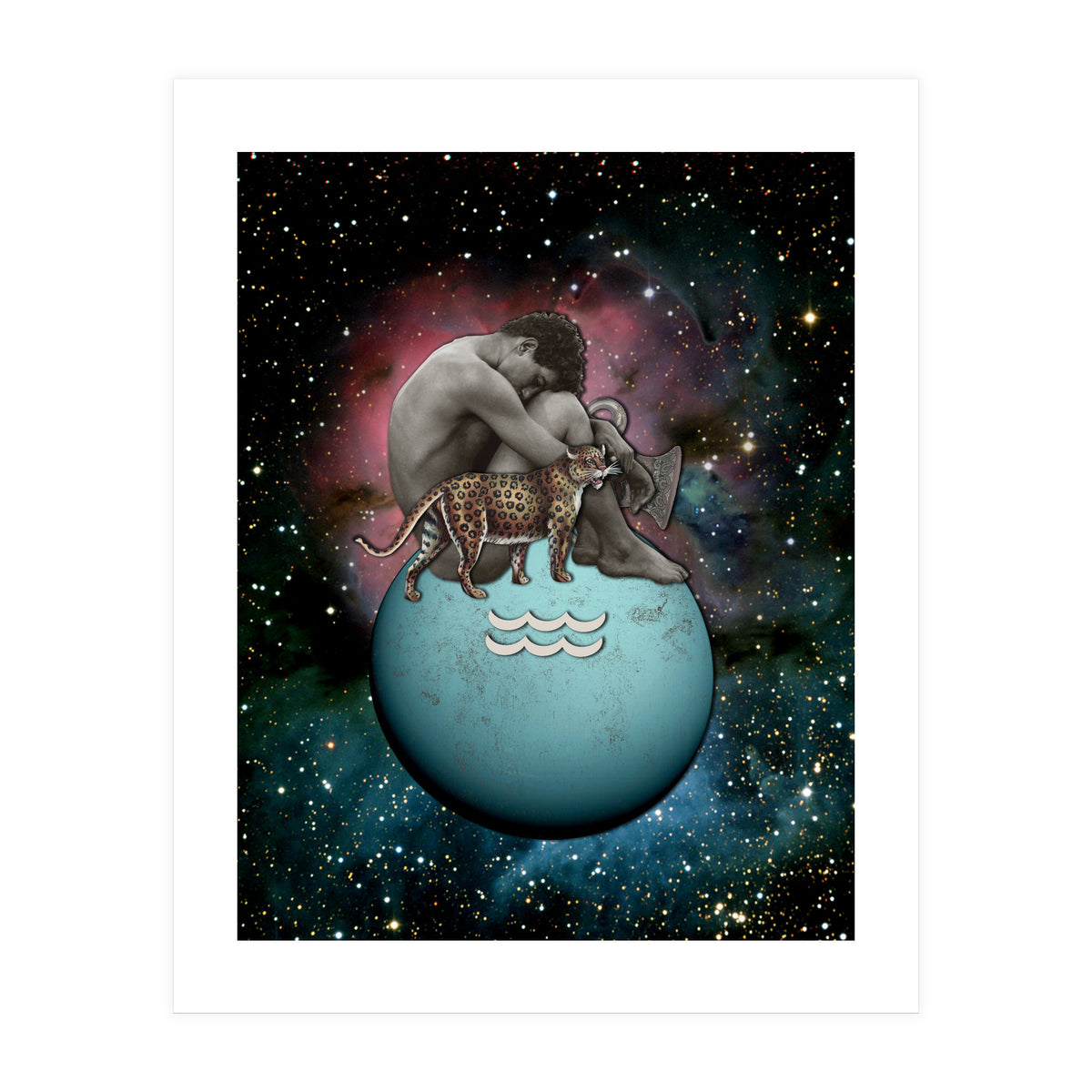 Aquarius  Zodiac Sign (Print Only)
