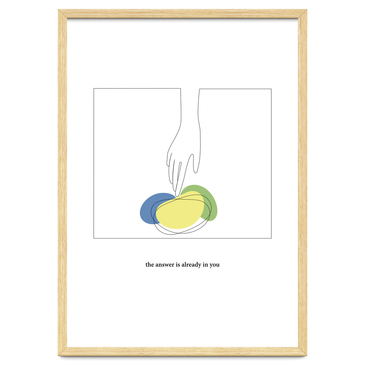 the answer is already in you