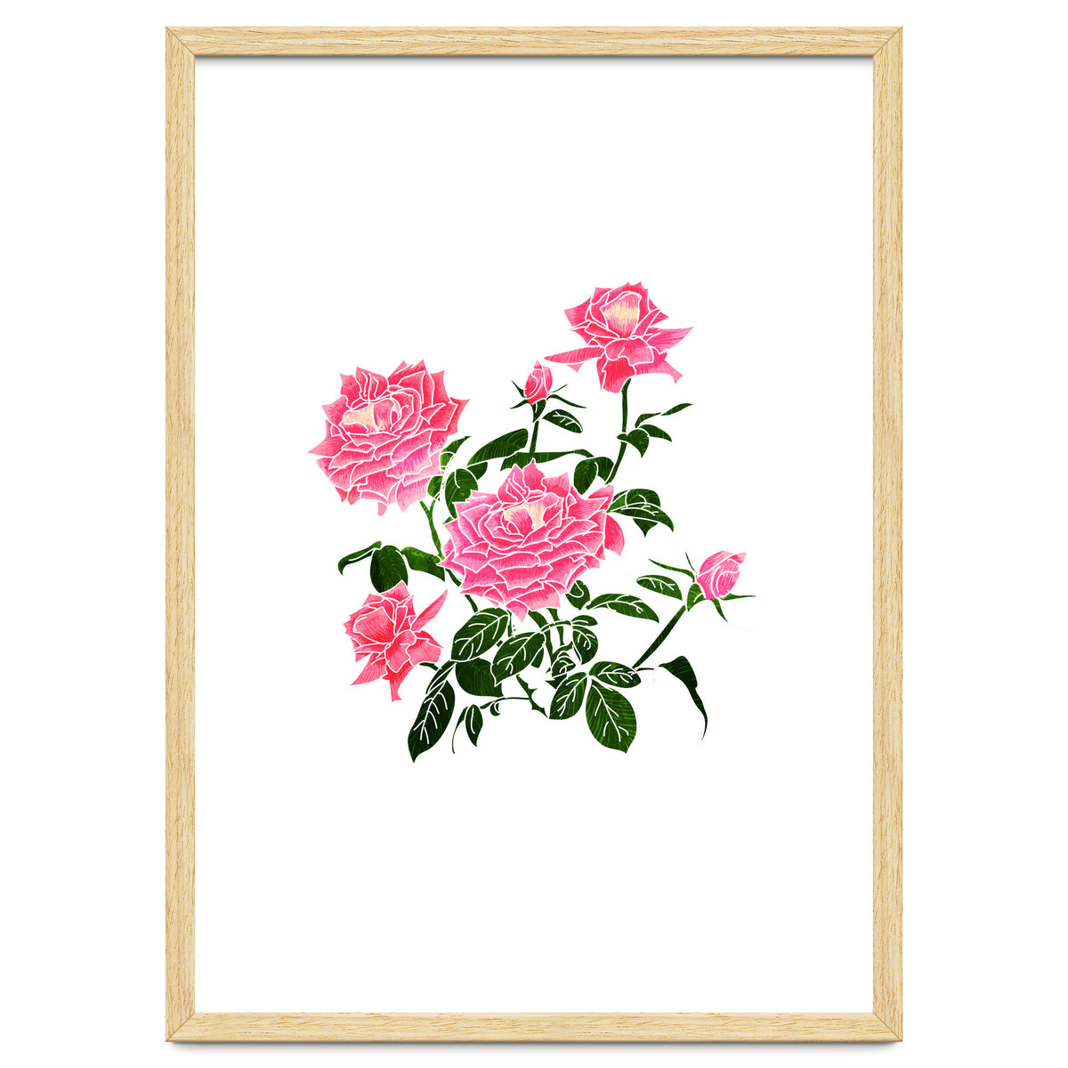 Rose V2 Art Print