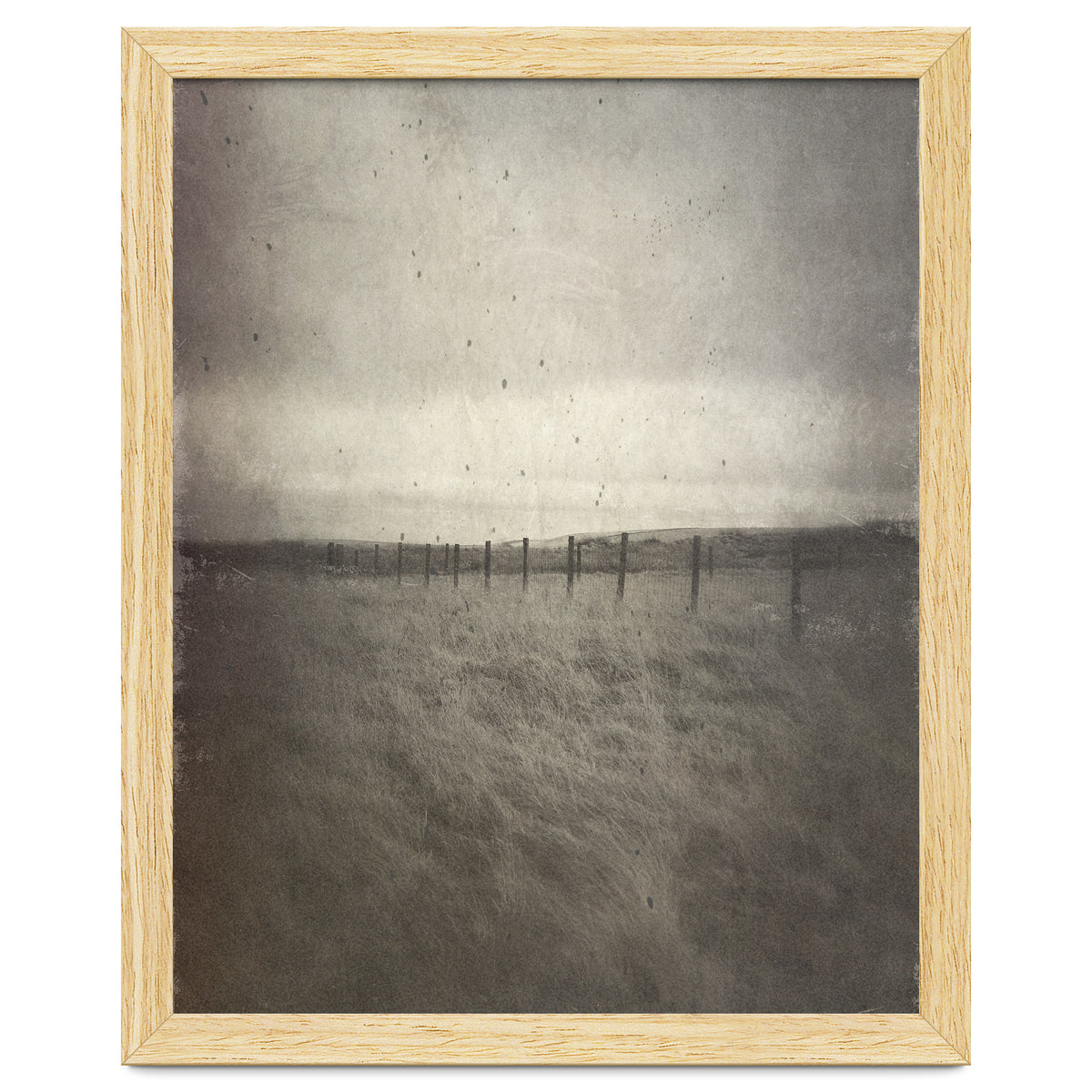 Bleak winter landscape of Saddleworth Moor