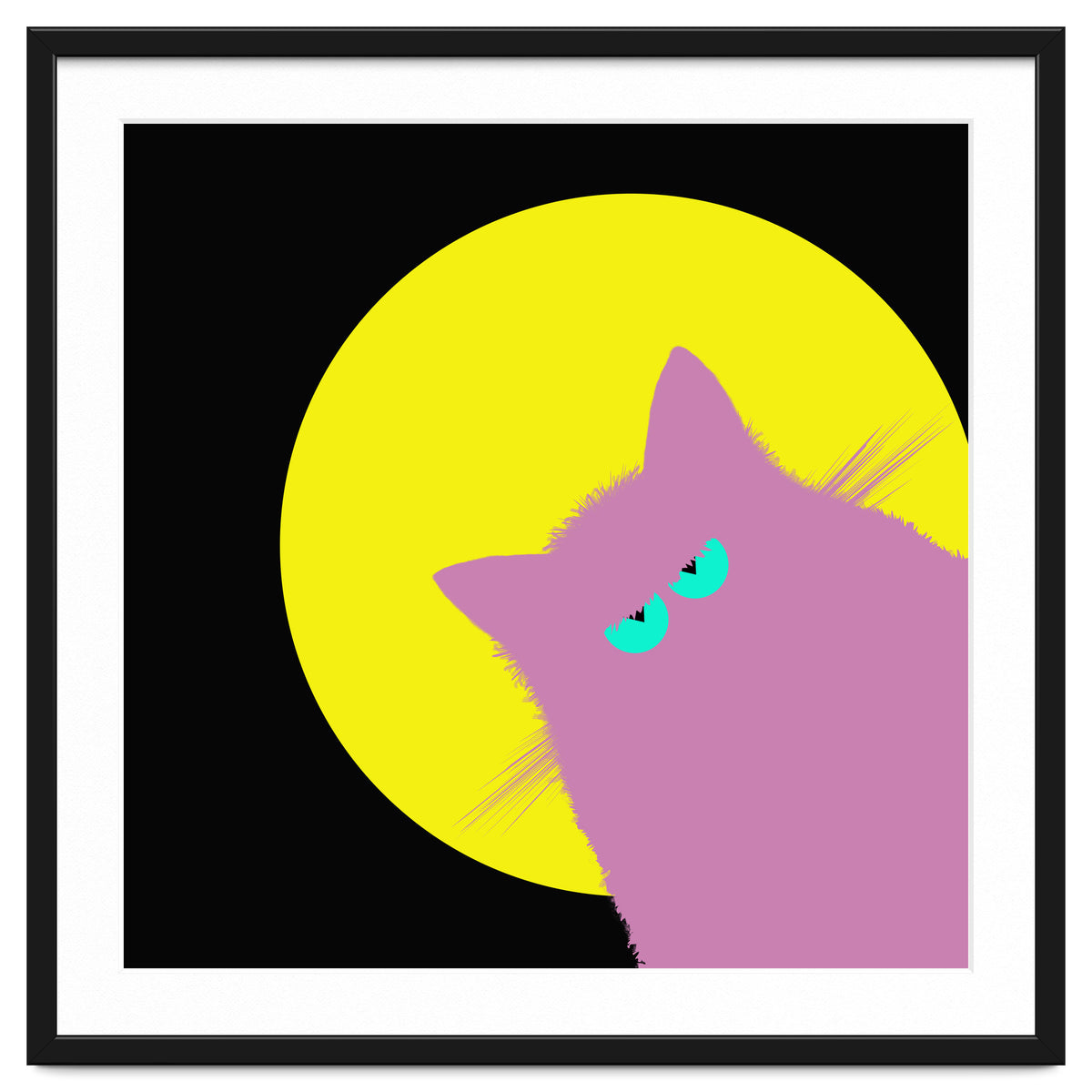 Full Moon Lilac Cat