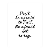 Don't Be Afraid (Print Only) thumbnail