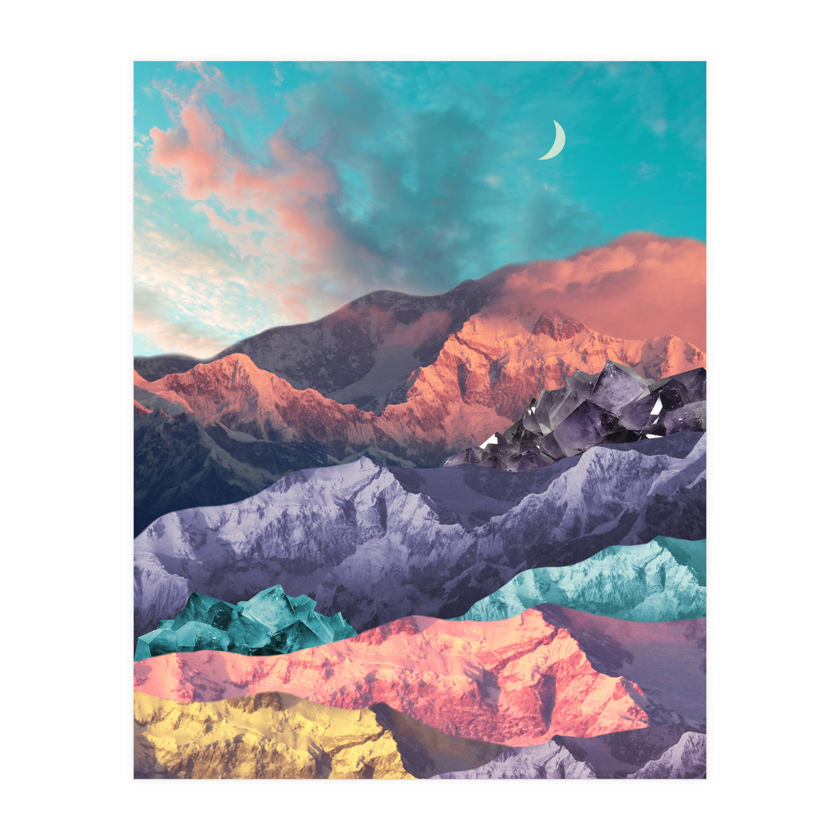 Moon Mountains (Print Only)