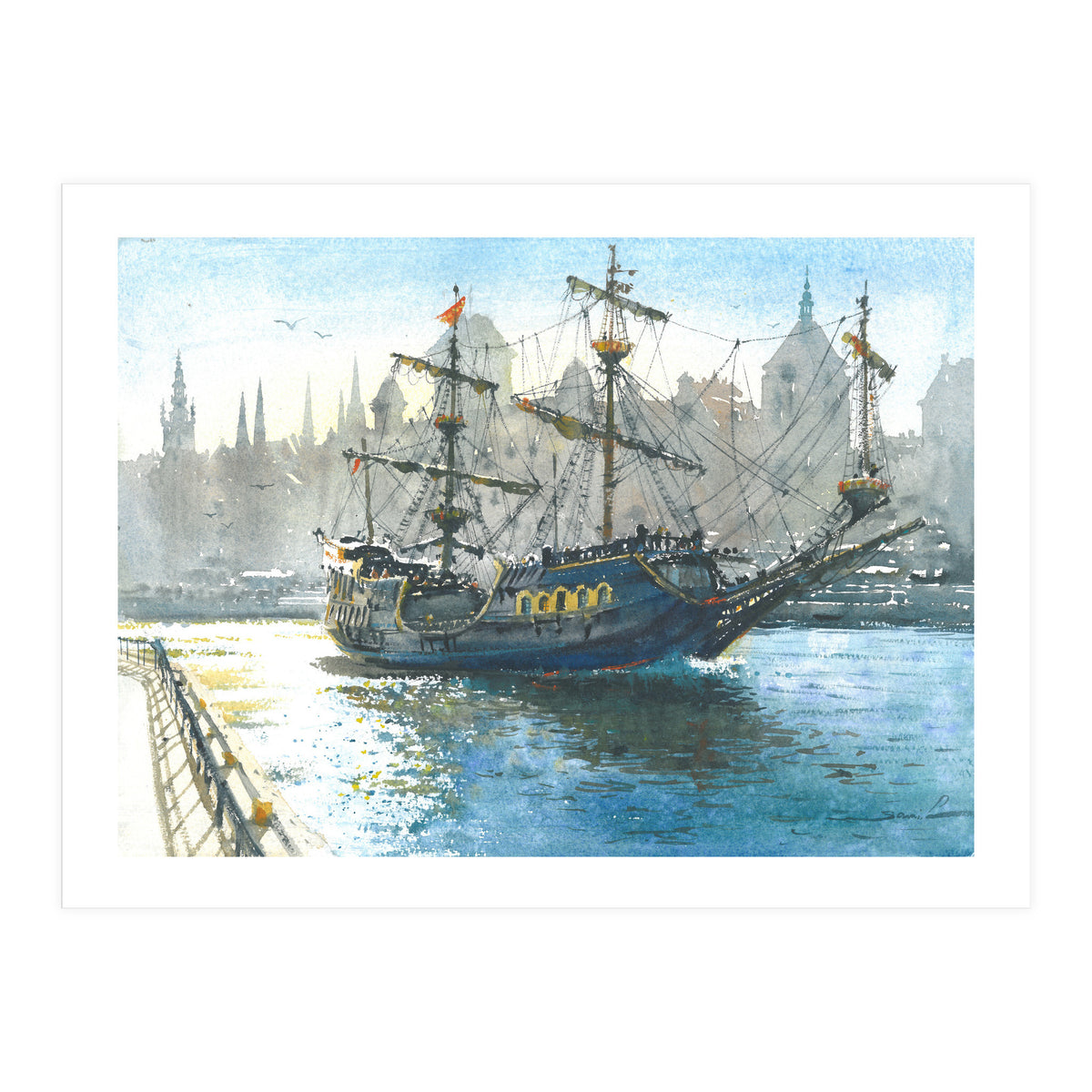 Old ship (Print Only)
