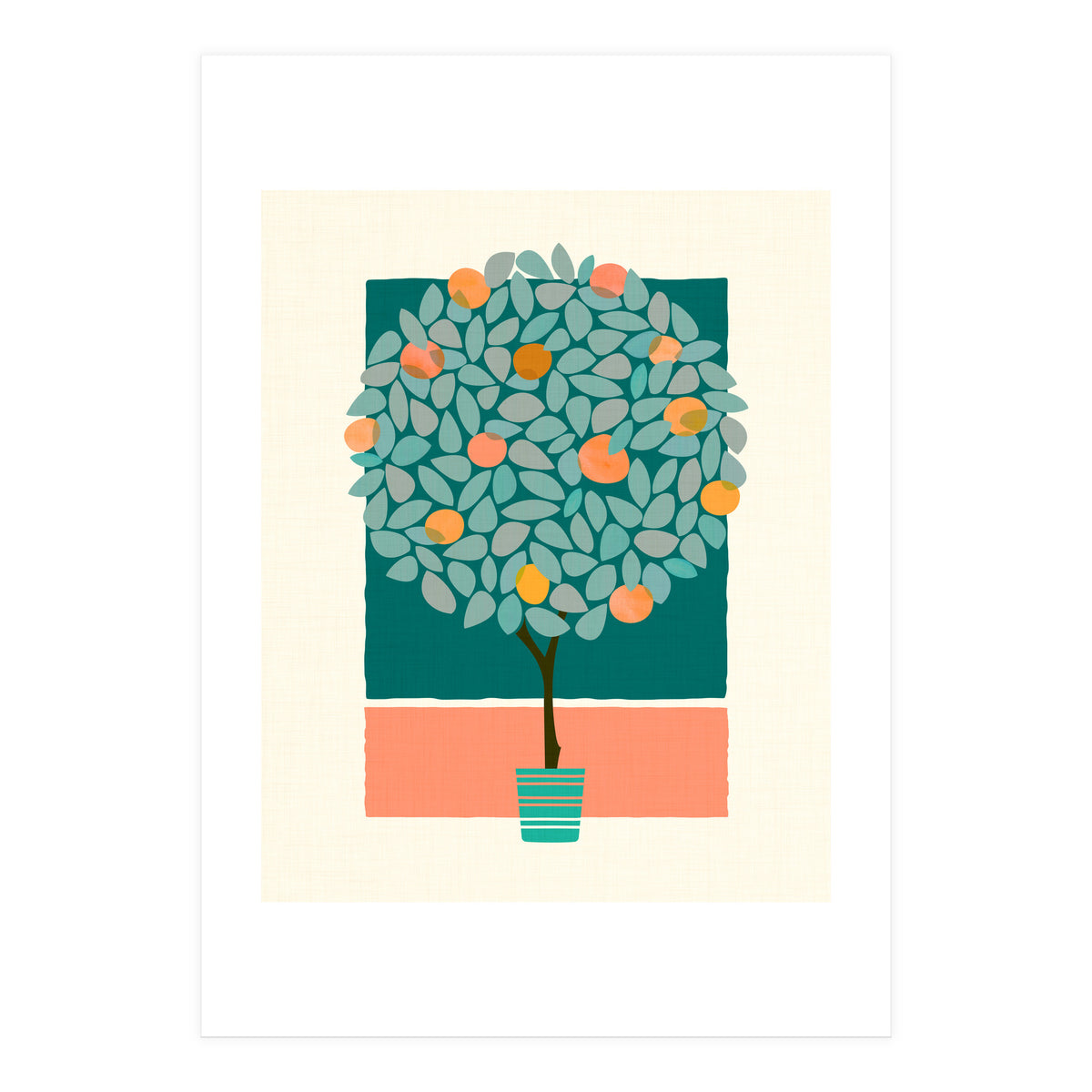 Fruit Tree Topiary (Print Only)