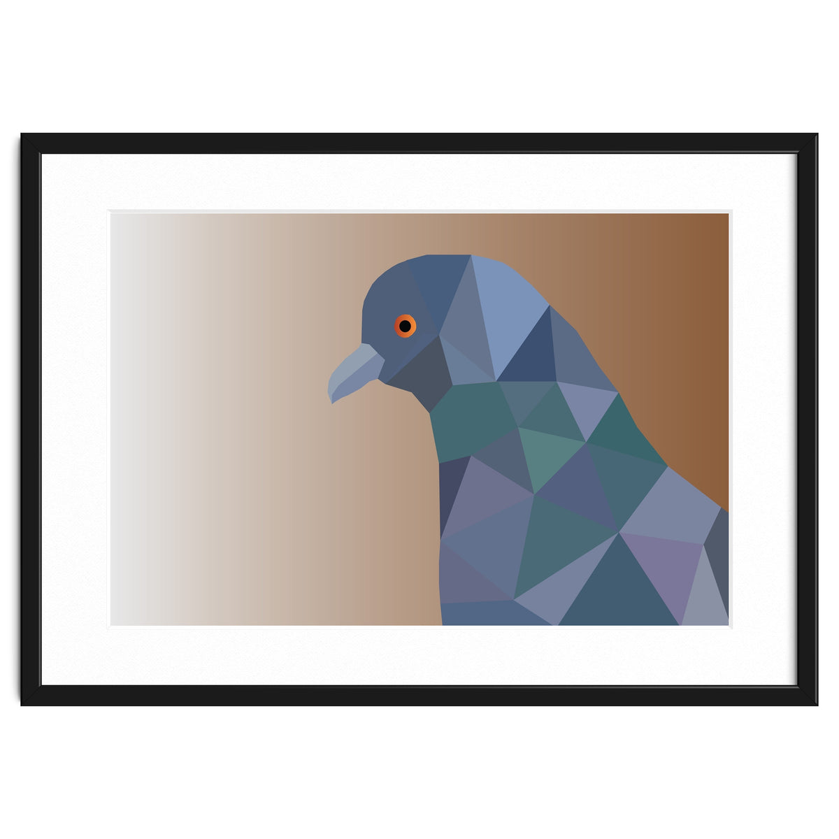 Pigeon Low Poly Art