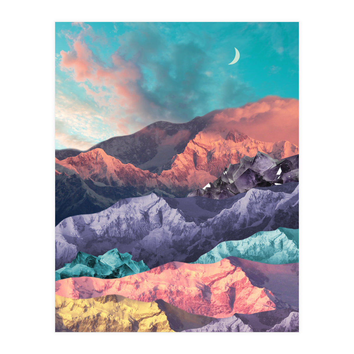 Moon Mountains (Print Only)