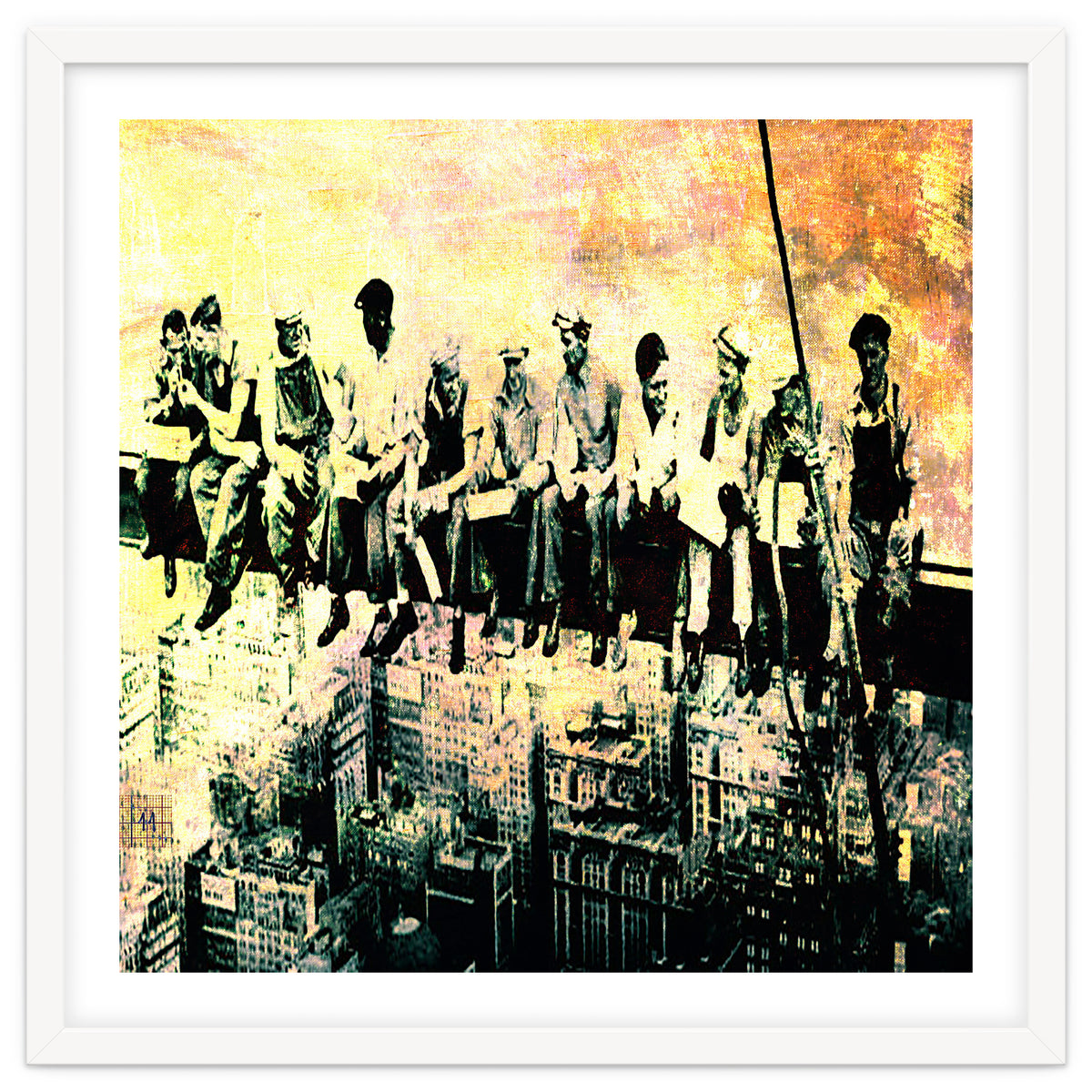 Rereading Lunch Atop A Skyscraper