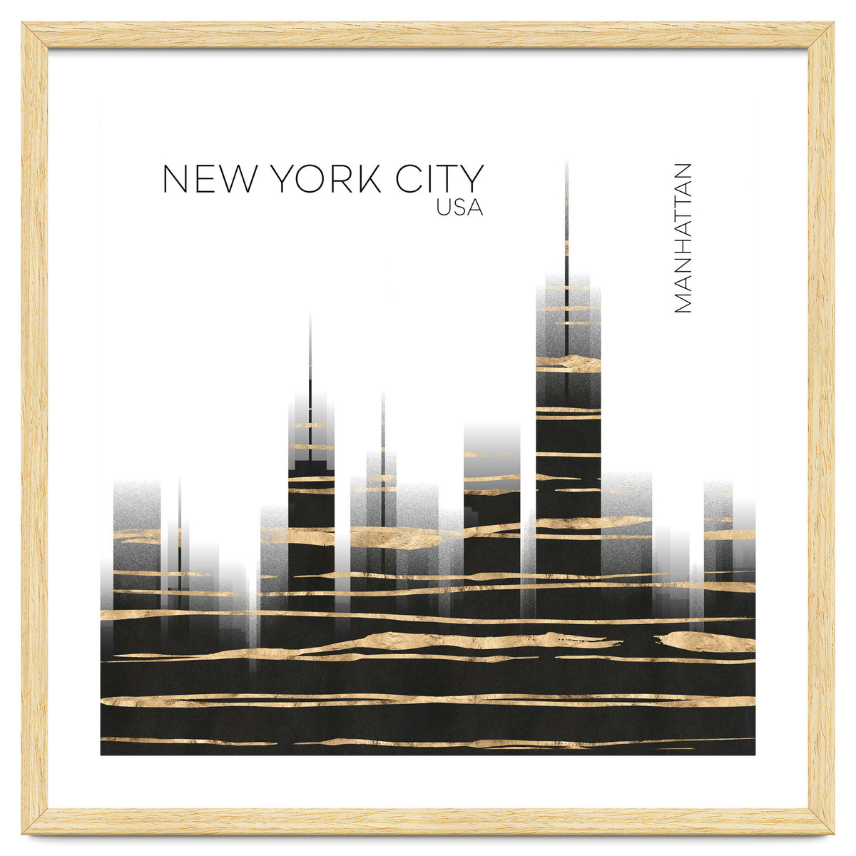 Urban Art NYC Skyline