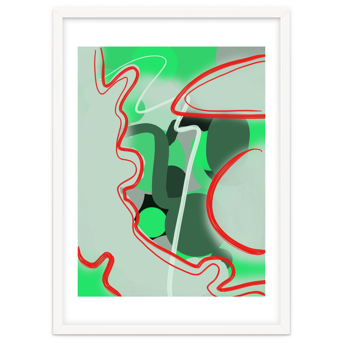 Abstraction In Complementary Colors 1