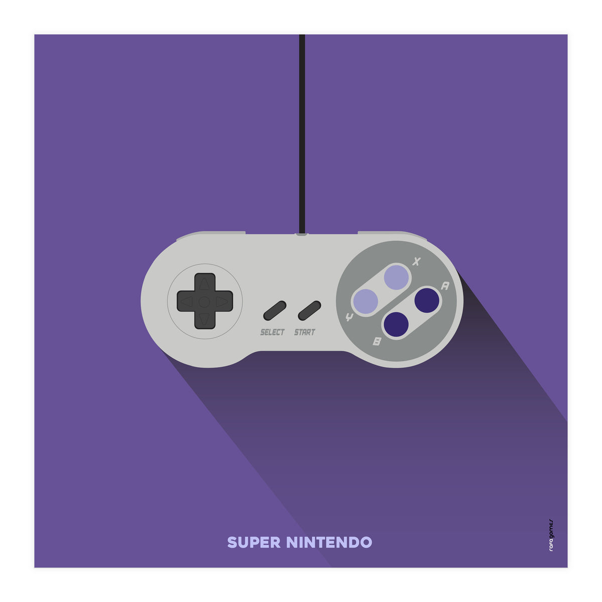 Joystick Videogames Super Nintendo (Print Only)
