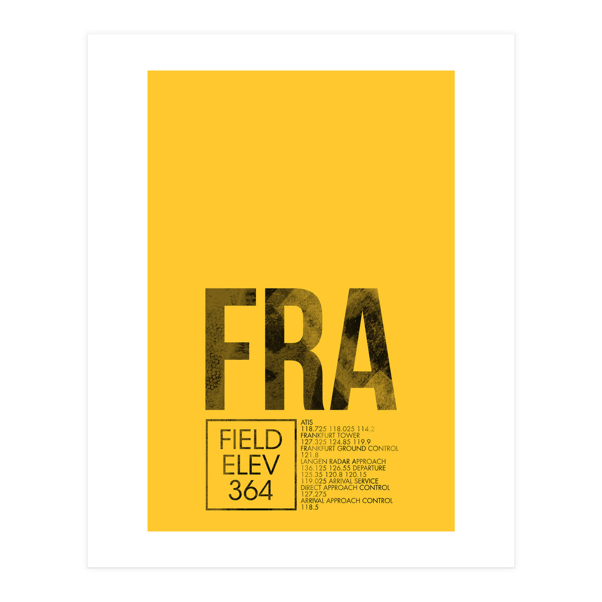 Frankfurt Airport Atc (Print Only)