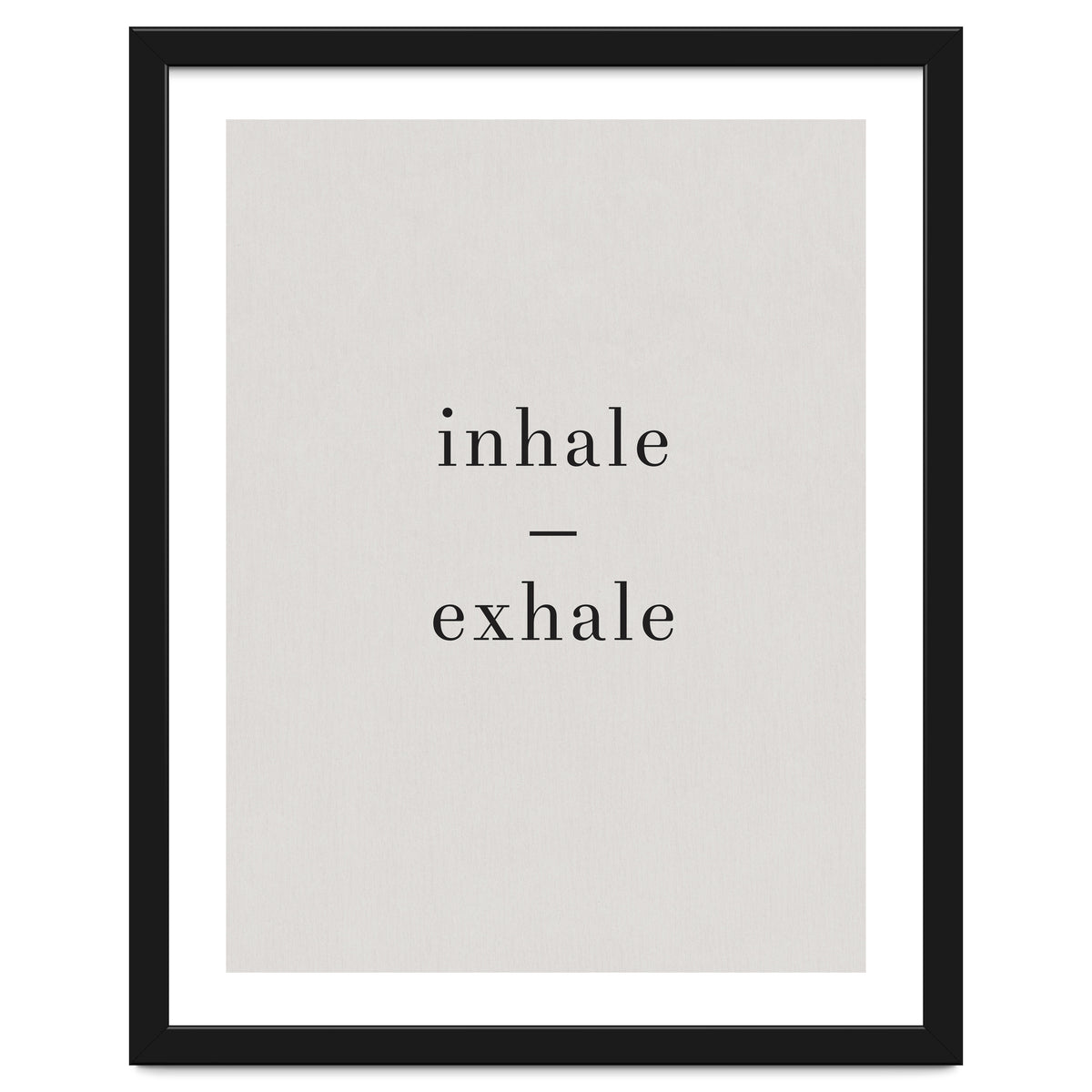 Inhale Exhale Grey Yoga