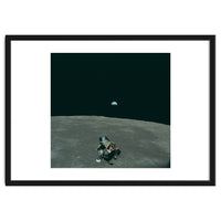 Earth, Moon And Lunar Module, As11 44 6643