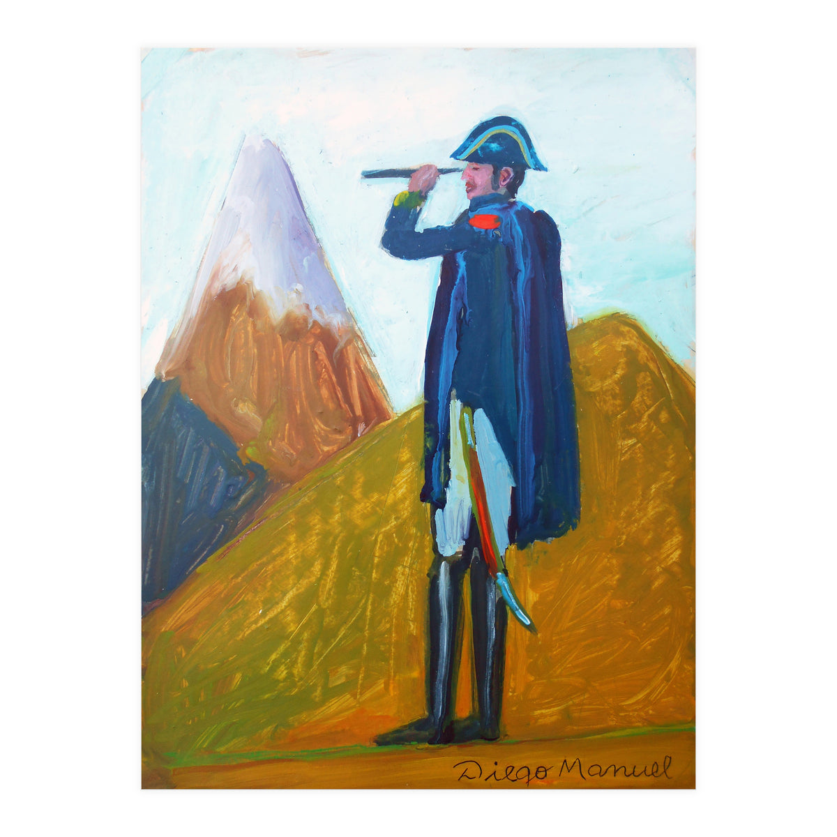 San Martin Cruzando Los Andes 3b (Print Only)